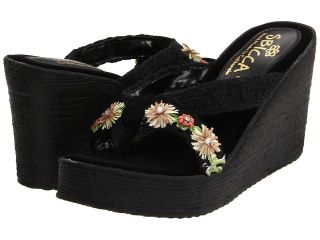 Sbicca Vine Womens Wedge Shoes (Black)