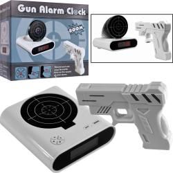 Gun And Target Recordable Alarm Clock (set Of 2)