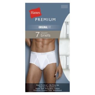 Hanes® Premium Mens 7pk Classic Briefs   White