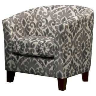 Skyline Accent Chair Upholstered Chair Portland Tub Chair   Charcoal Gray