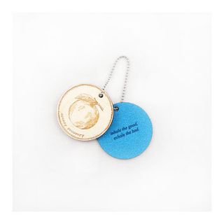 'speedy recovery' token charm / keyring by wue