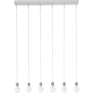 ET2 Lighting ET2 E22696 18PC Polished Chrome Edison 6 Light Pendant