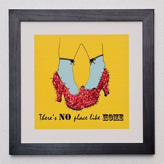 'there's no place like home' framed print by debono & bennett