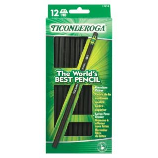 Ticonderoga Black #2 Pencils 12 ct.