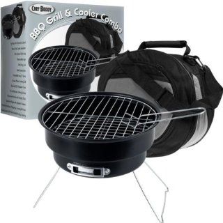 Chef BuddyT Portable Grill & Cooler Combo  Freestanding Grills  Patio, Lawn & Garden