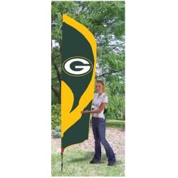 Green Bay Packers Tall Nylon Team Flag Football