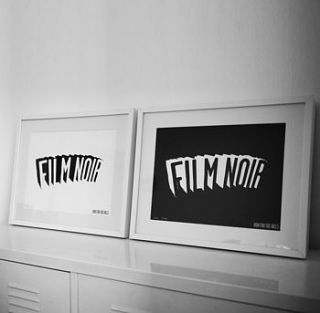 'film noir' art print by run for the hills