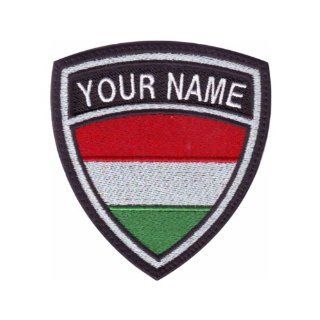 Hungary Custom Crest Flag Name Embroidered Sew On Patch  Other Products  