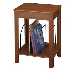 Wooden Record Stand, Paprica   Cd Storage Racks