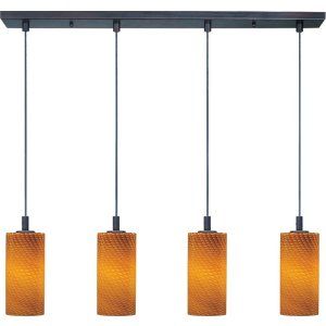 ET2 Lighting ET2 E93054 14BZ Bronze Carte 4 Light Pendant