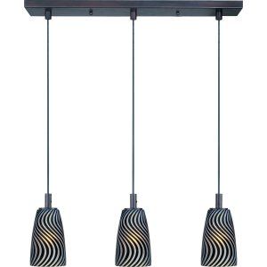 ET2 Lighting ET2 E93043 51BZ Bronze Carte 3 Light Pendant