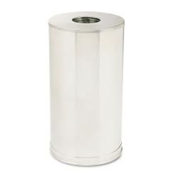 Rubbermaid Stainless Steel Round Receptacle