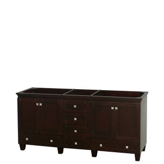 Wyndham Collection Wyndham Collection Acclaim 72 inch Double Espresso Vanity Brown Size Double Vanities