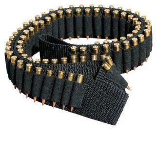 Ultimate Arms Gear Tactical Stealth Black 180 Round Rifle Ammo Shot Shell Cartridge Hunting Shoulder Bandolier Bandoleer Carrier Holder 60" Long Fits .223 223 5.56 556 AR15 AR 15 M4 M16 Armalite Dpms Stag Savage Arms  Hunting Targets And Accessories 