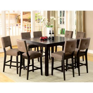 Furniture Of America Catherine Espresso Counter height Dining Set