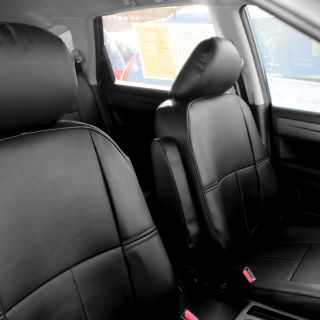 Fh Group Custom Fit Black Leatherette 2010 2011 Honda Cr v Seat Covers (full Set)