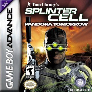 Splinter Cell Pandora Tomorrow Game Boy Advance Video Games