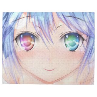 Anime Girl Face Puzzle