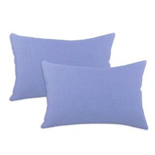 Chooty Duck Blue Bonnet 12 1/2 by 19 Inch KE Synthetic Down Like Fiber Pillow, Set of 2   Throw Pillows