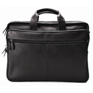 Kenneth Cole Reaction Columbian Leather Laptop Briefcase