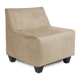 Howard Elliott Pod Microsuede Slipper Chair 823 Color Sandstone