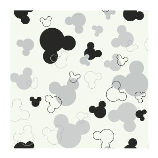 York Wallcoverings Disney Kids DK5929 Mickey Mouse Heads Wallpaper, White Background   Mickey Mouse Boarder  