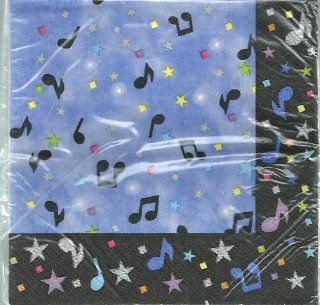 Show Time Musical Note Music Theme Party Ideas Beverage Napkins16pk Toys & Games