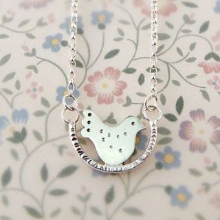 fancy love bird necklace by heather scott jewellery
