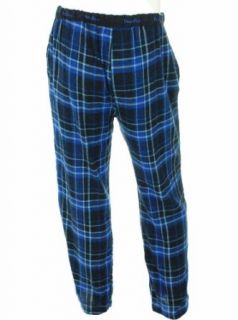 Perry Ellis Portfolio Plaid Black and Blues Pajama Pants at  Mens Clothing store Pajama Bottoms