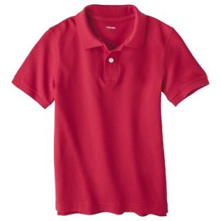 Boys Solid Polo   Red Pop M