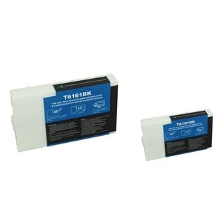 Basacc Black Ink Cartridge Compatible With Epson T616100 (remanufactured) (pack Of 2)