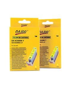 Yellow Ink Cartridge for Canon BCI 6Y (Pack of 2) Canon Inkjet Cartridges