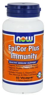 NOW Foods   EpiCor Plus Immunity   60 Vegetarian Capsules