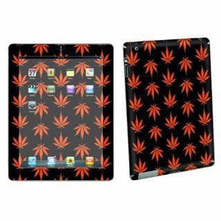 Apple iPad 2 Tablet Decal Sticker Vinyl Skin By SkinGuardz Orange Weed Computers & Accessories
