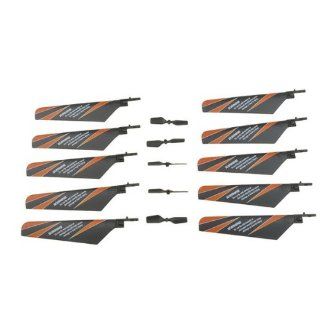 NEEWER V911 4CH RC Helicopter Part Main Tail Rotor Blade, 15 Pcs Toys & Games