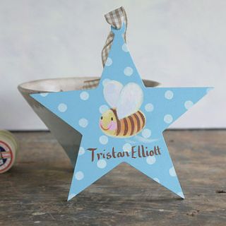 personalised little boy's name sign by moobaacluck