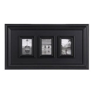 multi aperture photo frame in black by lindsay interiors