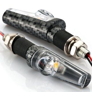 Carbon High Power SMD LED Turn Signal Blinker Light for Honda Sport CBR RC51 2x Musical Instruments