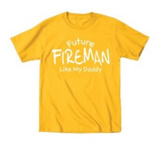 Kidteez Baby Girls Future Fireman Like My Daddy Shirt Clothing