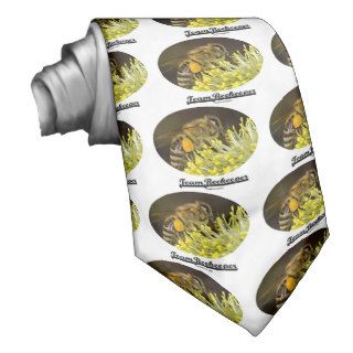 Team Beekeeper (Bee On Yellow Flower) Neck Tie