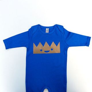 happy cracker hat organic baby romper by tee and toast