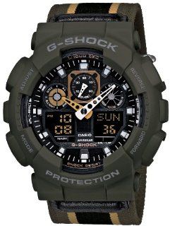 Casio G SHOCK Military Color Series Men's Watch GA 100MC 3AJF (Japan Import) Watches