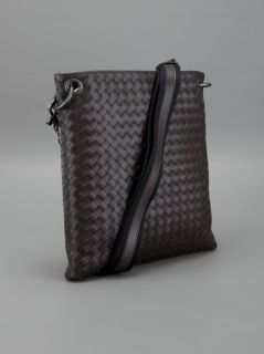 Bottega Veneta Woven Leather Messenger Bag