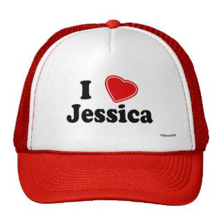 I Love Jessica Trucker Hat