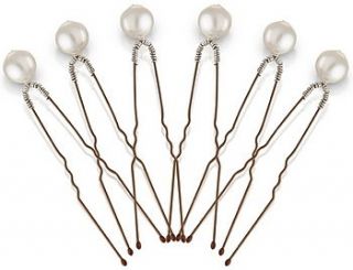 pearl hair pins by radiance boutique