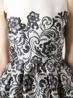 Dolce & Gabbana Flared Lace Print Dress