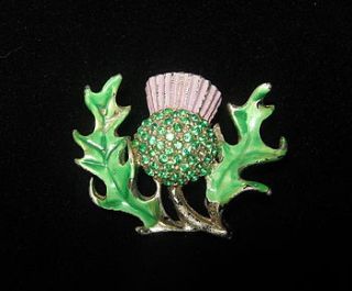 1950's scottishthistle brooch by maison ami