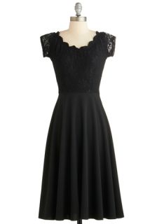 Stop Staring Up, Opera, and Away Dress in Black  Mod Retro Vintage Dresses