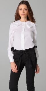 RED Valentino Button Down Shirt with Bow