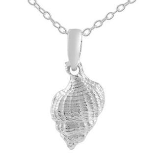 Tressa Sterling Silver Conch Shell Necklace